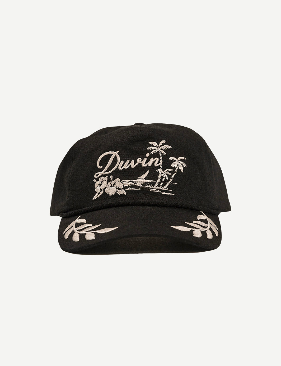 Tropical Oasis Hat - Black