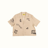 Stamp Crop Buttonup
