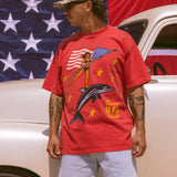 USA Dolphin Rider Tee