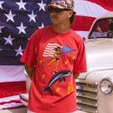 USA Dolphin Rider Tee