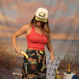 Swim Tan Relax Ribbed Tank