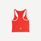 Relax Ribbed Tank - Red