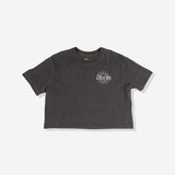 Skinny Dip Crop Tee - Black