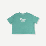 Relax Crop Tee - Marine