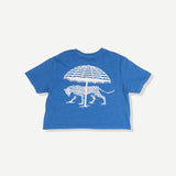 Relax Crop Tee - Blue