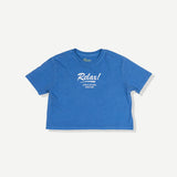 Relax Crop Tee - Blue