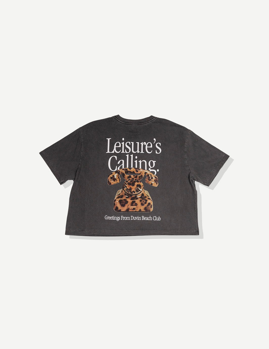 Calling Crop Tee - Black