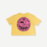 Souvenir Crop Tee - Yellow