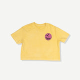 Souvenir Crop Tee - Yellow
