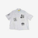 Icon Crop Buttonup - Blue