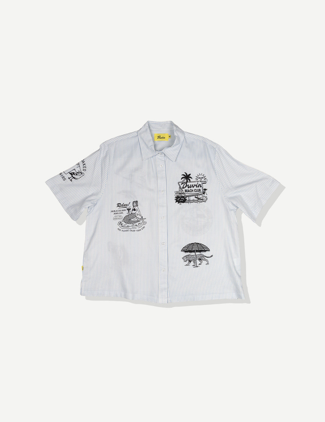 Icon Crop Buttonup - Blue