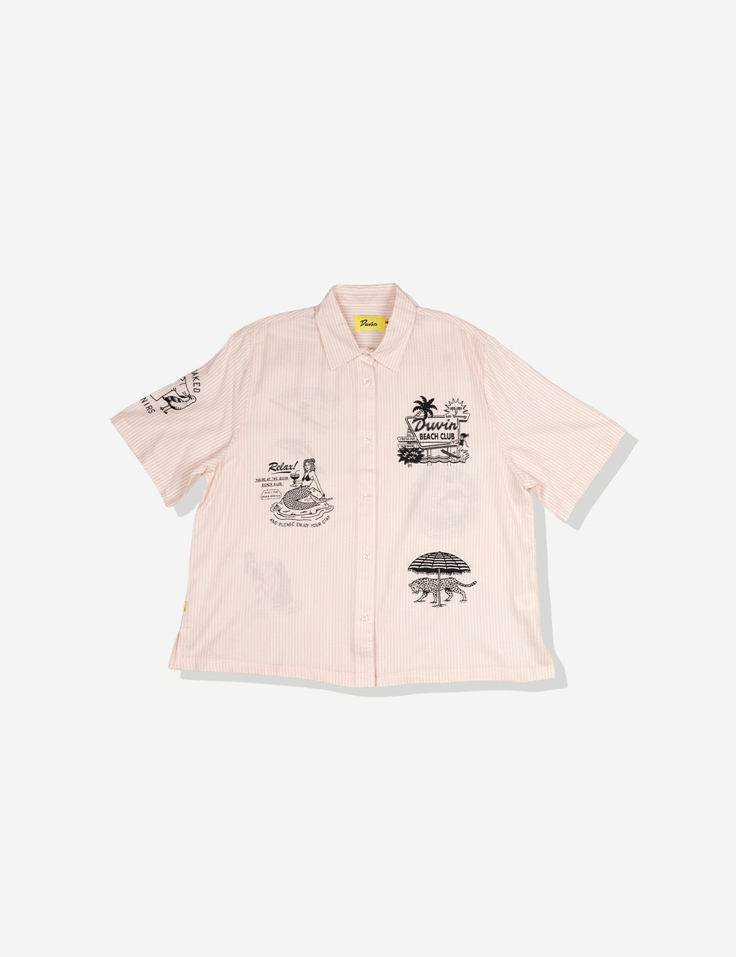 Icon Crop Buttonup - Pink