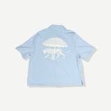 Relax Cotton Crop Buttonup - Blue