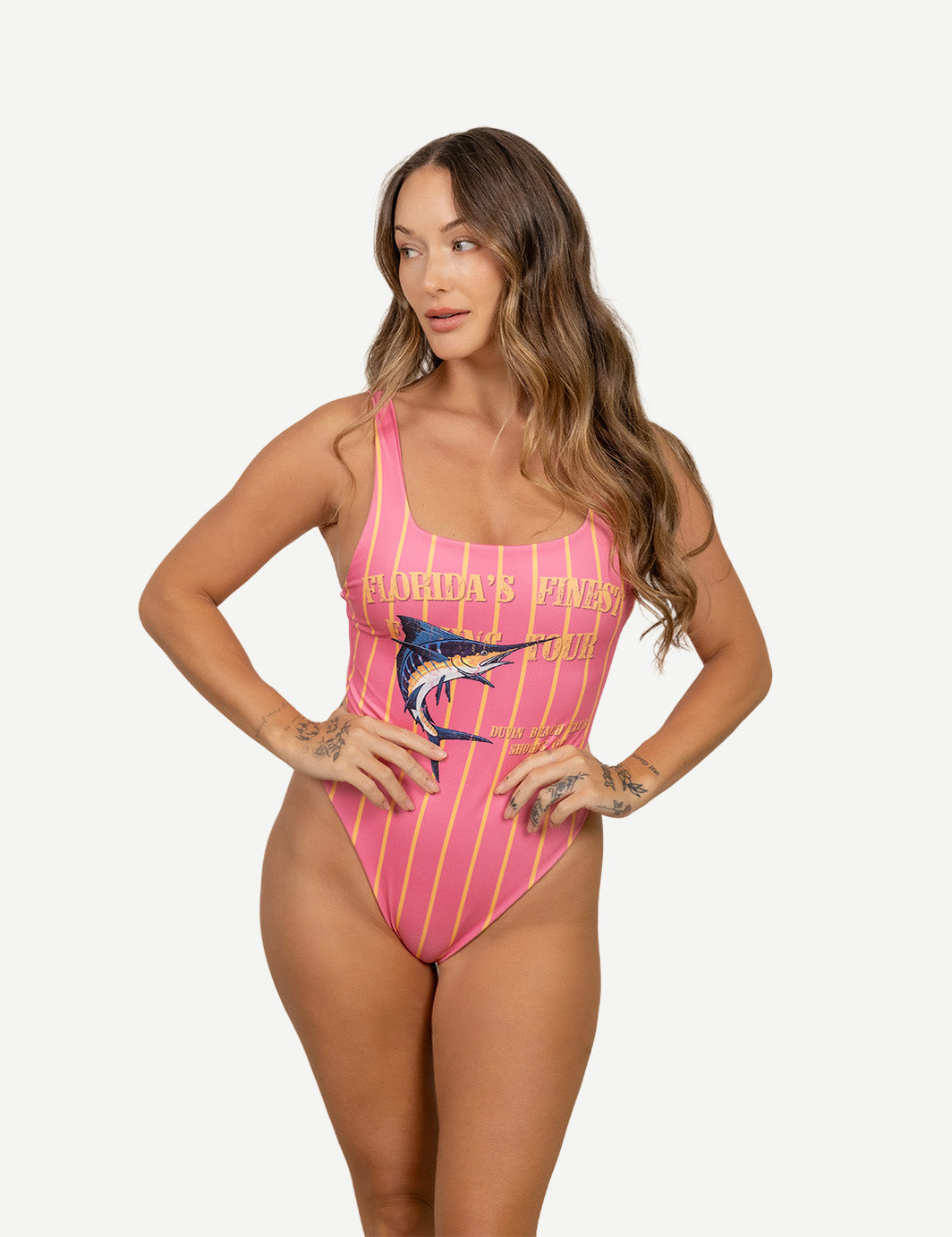 flocky dot one piece | ANDRESD