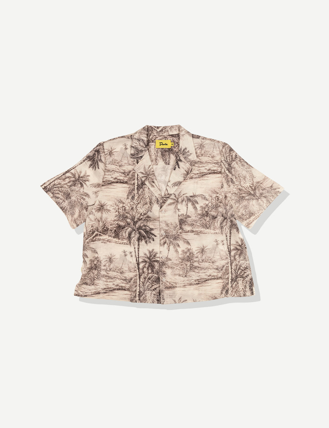 Tropical Camo Crop Buttonup