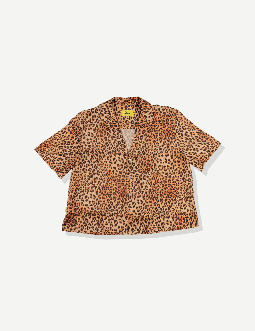 Leopard Crop Buttonup