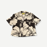 Paradise Crop Buttonup - Black