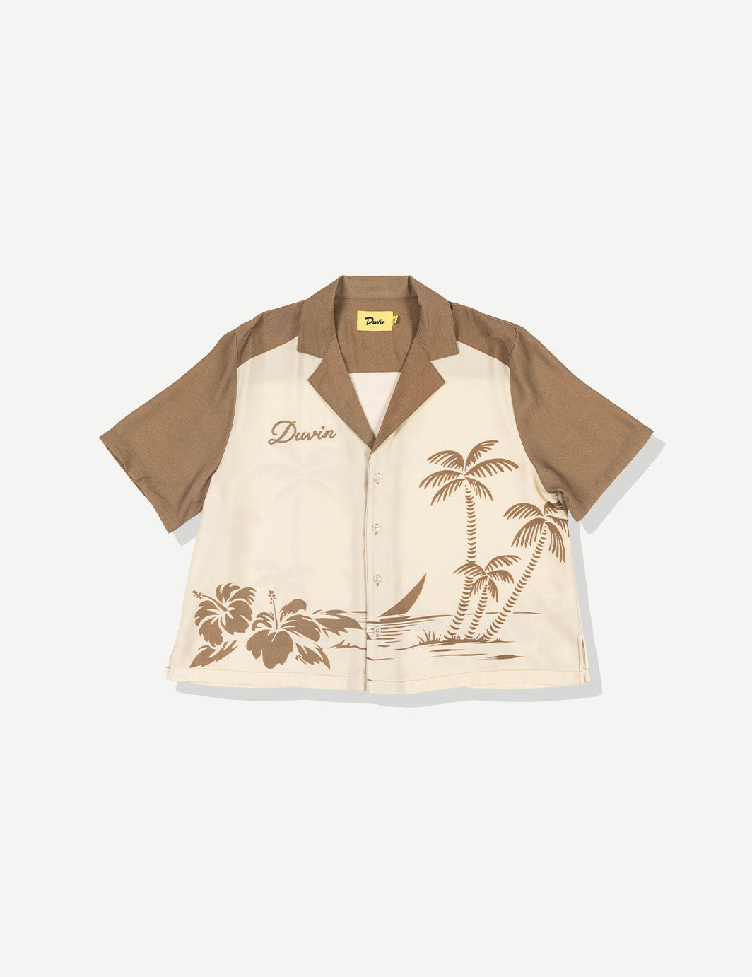 Tropical Bowling Crop Buttonup