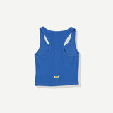 Swim Tan Relax Ribbed Tank - Blue