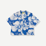 Paradise Crop Buttonup - Blue 2.0
