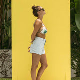 Women's Leisure Walk Short - Blue