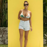 Women's Leisure Walk Short - Blue