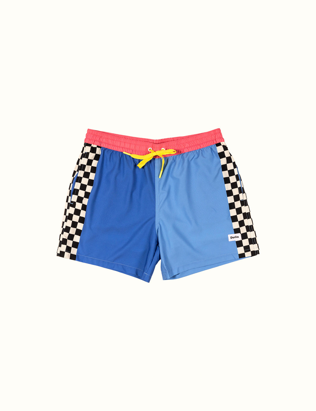 Checkerboard hot sale swim trunks