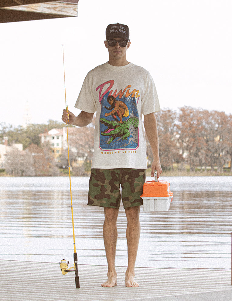 Killer Vibes Tanning Swim | 3'' Inseam 12.5'' Outseam Men's Short