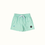 Teal Palm Swim Short - Boys