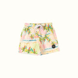 Pastel Palmy Swim Short - Boys