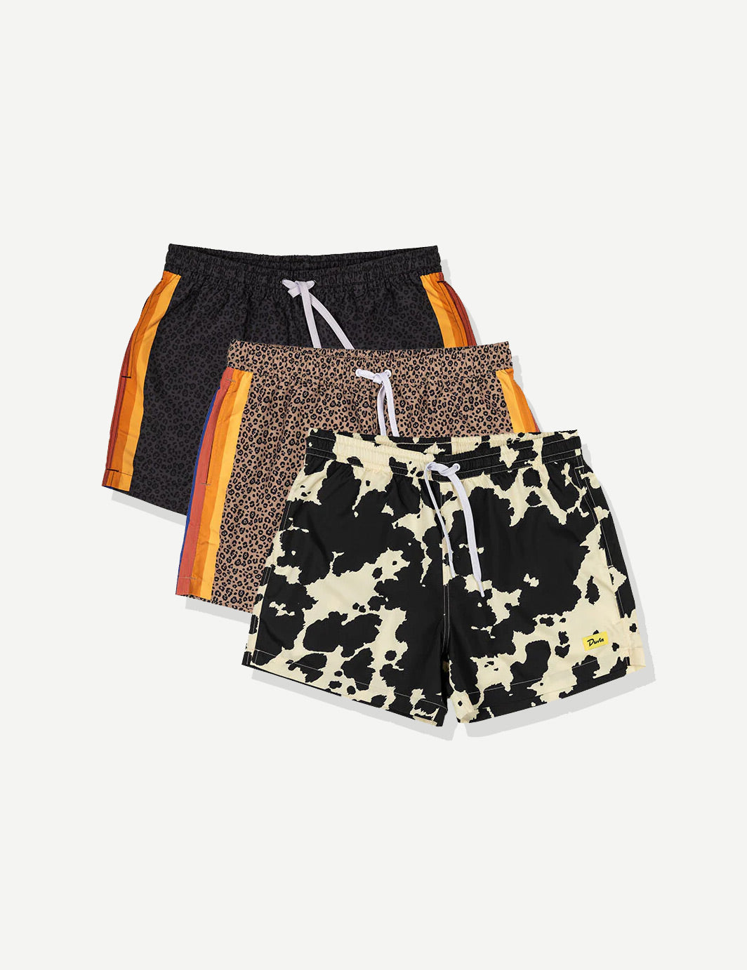 Animal Print Swim Shorts 3 Pack