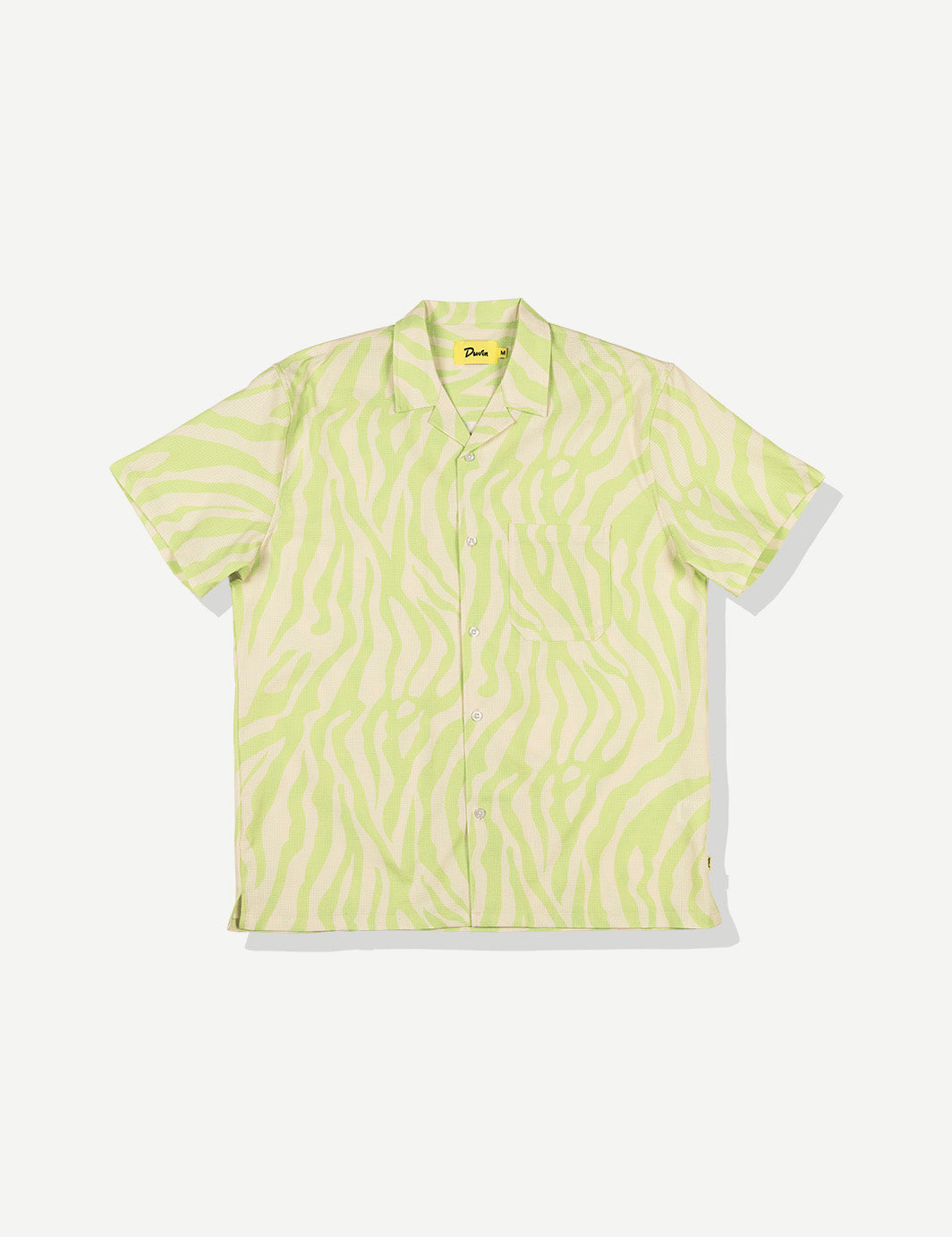 Keylime Zebra Leisure Stretch Buttonup