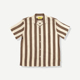 Travel Stretch Buttonup Brown