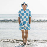 Checker Flower Cabana Shirt