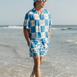 Checker Flower Cabana Shirt
