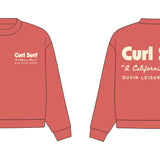 California Classic Crew Fleece - Red