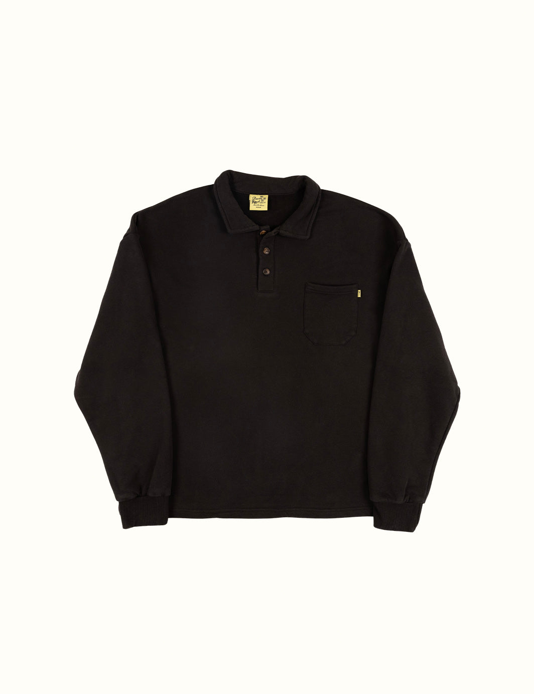 Core Polo Fleece - Black