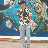 Cow Leisure Stretch Buttonup