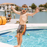 Desert Leopard Swim Short - Boys