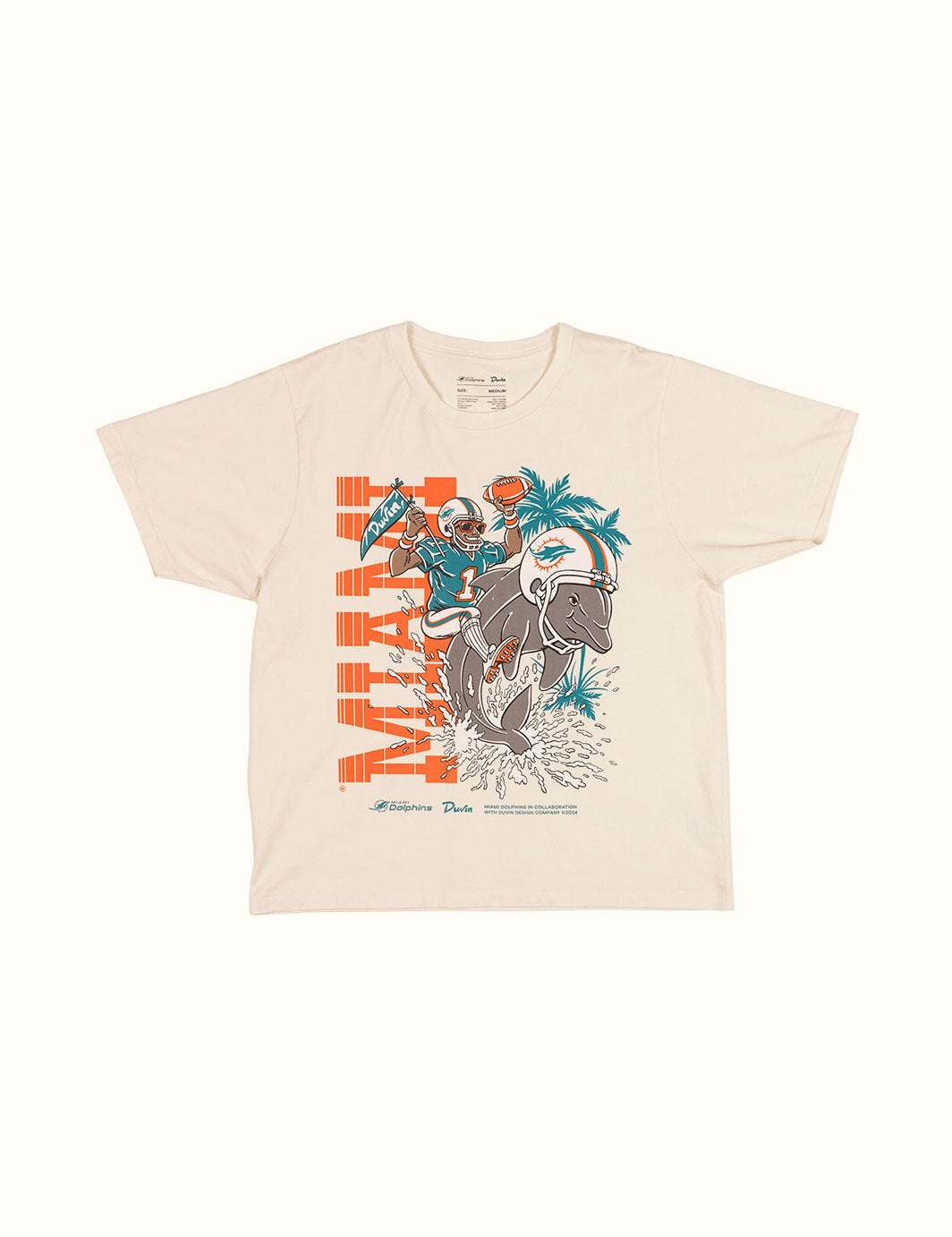 Duvin x Dolphins Flippin Tee