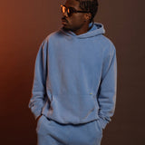 Wide Leg Sweatpant - Blue