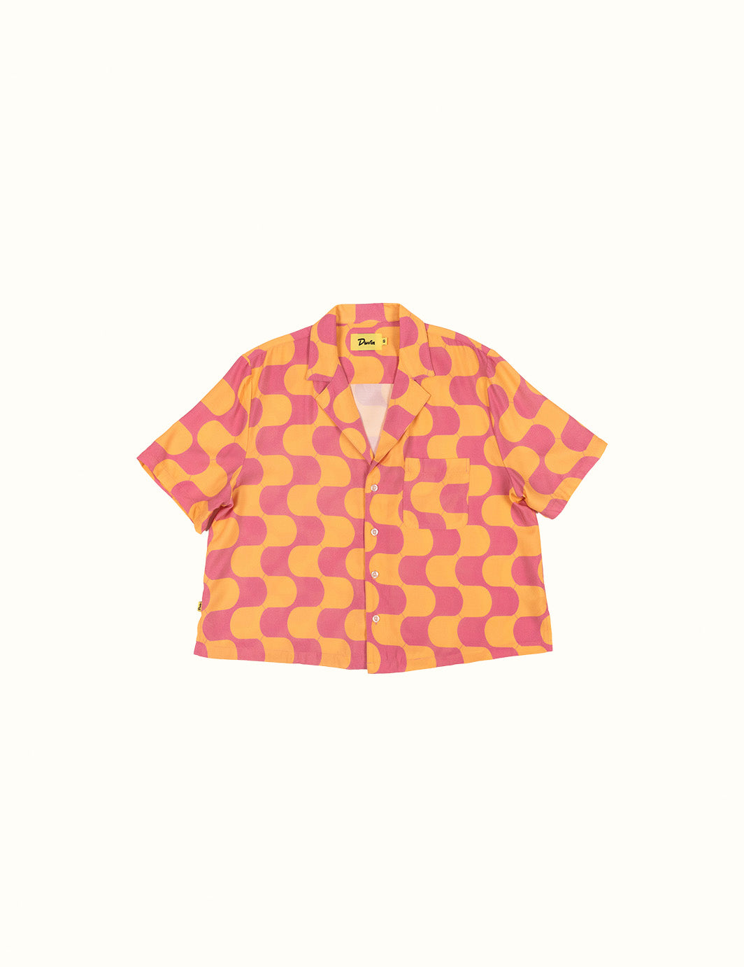 Golden Hour Crop Buttonup Pink