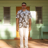 Hibiscus Leopard Buttonup