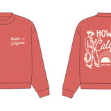 Howdy California Crew Fleece - Red