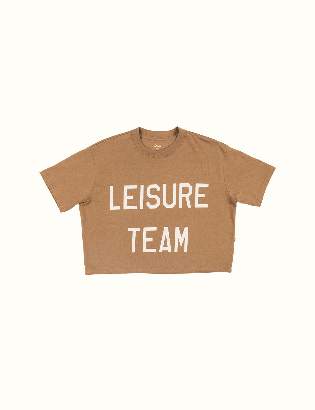 Leisure Team Crop Tee Brown