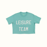 Leisure Team Crop Tee Marine