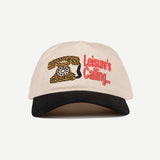 Leopard Calling Hat - Black