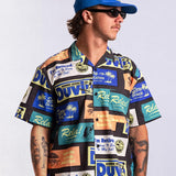 Bumper Sticker Stretch Cabana Shirt