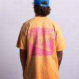 Oval Wave Tee - Peach