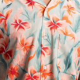 Pastel Flower Stretch Cabana Shirt